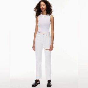 🤍AGOLDE Lana Mid Rise Slice Jeans. size 25. NWOT.